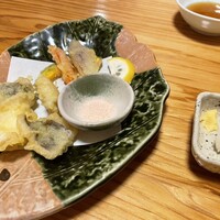 中洲鷹勝 本店 - ハモと夏野菜の天ぷら