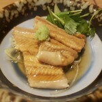 あなごや 炭火 ざく - 炙り煮穴子の酢の物「あざく」