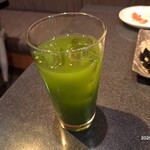すしざんまい 本店 - 緑茶ハイ。少し飲んだあとです。