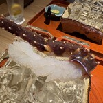 かにじぇんぬ 北のはなれ - タラバガニ刺身