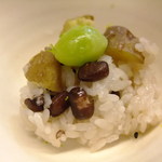 岩さき - 丹波栗と銀杏のおこわ