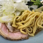 武蔵家 - ラーメン(並)+白ネギ