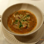 リストランテ・ヒロソフィー 銀座 - 毛がにの茶わん蒸し風