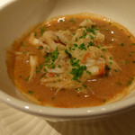 リストランテ・ヒロソフィー 銀座 - 毛がにの茶わん蒸し風