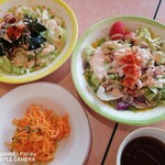 サイゼリヤ - 料理写真:小エビのサラダとキャロットラペ