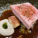 uto - 【肉】豚肉とゴーヤ（混ぜ混ぜチャンプルー風）　乳酸発酵もやし　卵黄　いちじく