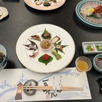割烹の宿 美鈴 - 前菜　酒のつまみに最高