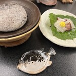 割烹の宿 美鈴 - タコの石焼き