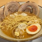 麺スタイル谷本家 - 縮れ太麺