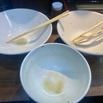 ヌードル＆スパイスカレー 今日の1番 - 全て頂きました！