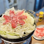 北一倶楽部 - 生ラムジンギスカンセット