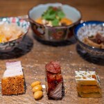 中華ダイニング 一途一心 - 2025.8 前菜の盛り合わせ