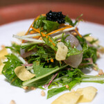 中華ダイニング 一途一心 - 2025.8 千葉産鱸（すずき）1日熟成の中華風お刺身サラダ