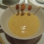 レ セゾン - 前菜①甘い玉ねぎのロワイヤル