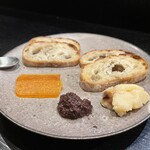 酒粕バター、からせんじゅ、オリーブペースト