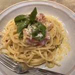goKAN - 生ハム、バジル、レモンチーズパスタ