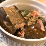 すたんど こうめ - 茄子の焼き浸し、サッパリ美味