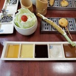 串かつ料理　活 - 串かつ料理。