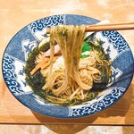 拉麺 ぶらい - 冷やし山かけ花巻(麺)