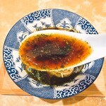 拉麺 ぶらい - 冷やし山かけ花巻(スープ)