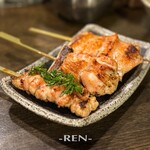 純・懐石焼鳥 串焼ちゃぼ蔵 - 焼き鳥 手羽/ ネギマ / 梅大葉