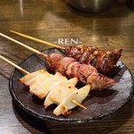 純・懐石焼鳥 串焼ちゃぼ蔵 - 焼き鳥 ナンコツ/ ハツ/ 砂肝