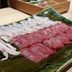 肉屋 田中 - 特産松阪牛と平目