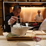 肉屋 田中 - 赤ワインを