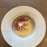 daBOARD - 半熟卵と卵黄とバターのソース
