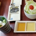 串かつ料理　活 - 先行。