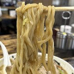 長尾中華そば - 麺リフト/ごくにぼMAX 1,150円 大盛150円