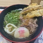 資さんうどん - ミニ肉ごぼ天うどん（550円）