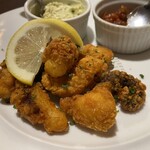 俺の洋食 ボナペティ ピコ - タコのフリッター　タルタルソース美味