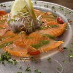 俺の洋食 ボナペティ ピコ - カルパッチョ　脂が乗っていて美味