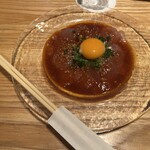 KICHIRI - びんちょう鮪のユッケカルパッチョ