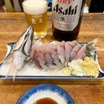 魚三酒場 - あじ刺し