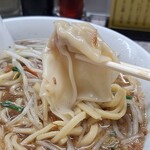 中華麺店 喜楽 - ワンタン５