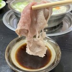 やすだ - しゃぶしゃぶしたお肉
