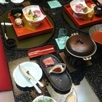 粋松亭 - 夕食、ドーン！