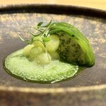 Noeud.TOKYO - Green bell pepper ピーマン／Melon メロン