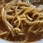 三鈴ラーメン - 麺アップ