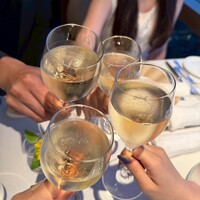 レストランアビエント - シャンパンで乾杯