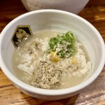 真鯛らーめん 麺魚 - 真鯛らーめんのスープ雑炊
