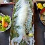 梅乃葉 - 活イカ須佐男命いか