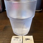 自家製太麺やきそば よしのり屋 - お水はセルフで✋
