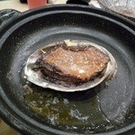 夕景の宿　海のゆりかご『萩小町』 - 鮑の陶板焼き