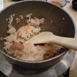 夕景の宿　海のゆりかご『萩小町』 - ふく炊き込みご飯