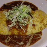 Haatsu Kafue - ミートソースのチーズオムライス