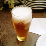 大扇食堂 - エビス生ビール 680円(2014.10月)