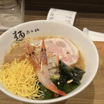 麺うら山 - 冷やし海老ラーメン